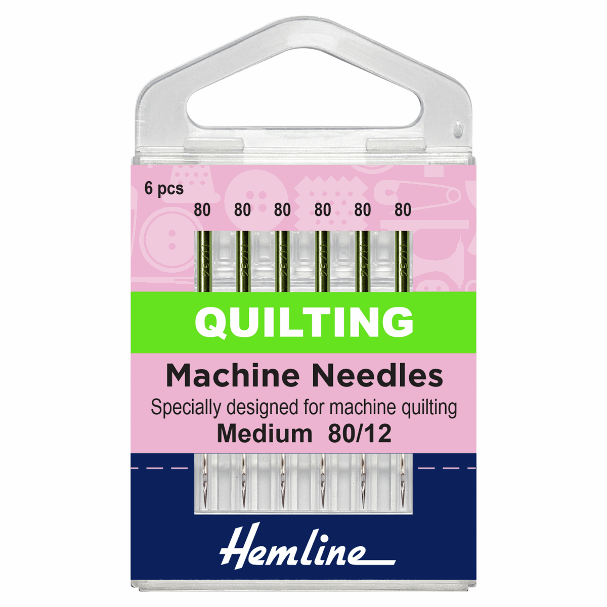 H106.80 Quilting Size 80/12  Sewing Machine Needle